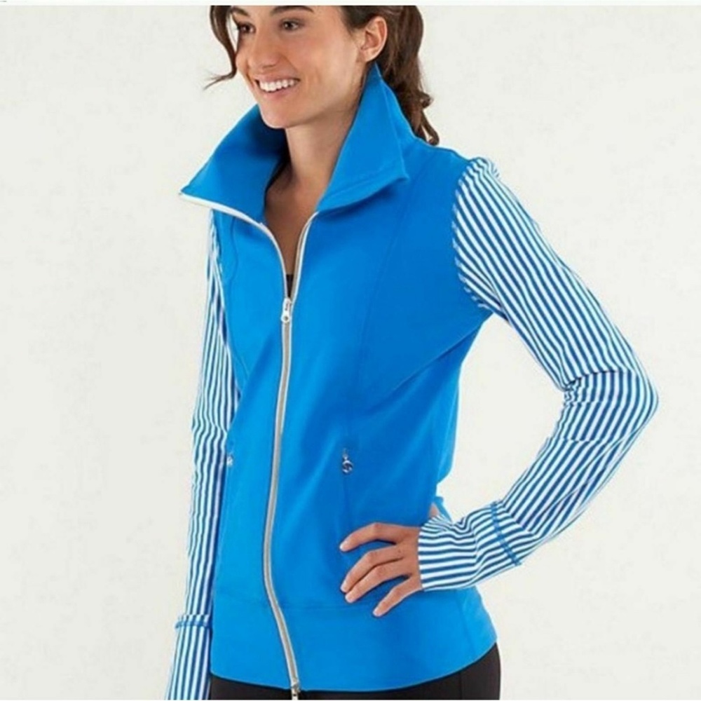 Lululemon Daily Yoga Jacket Beaming Blue
